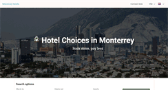 Desktop Screenshot of hoteles-en-monterrey.com